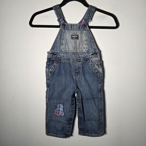 Oshkosh B'gosh Denim Overalls Fully Lined Size 24 Months